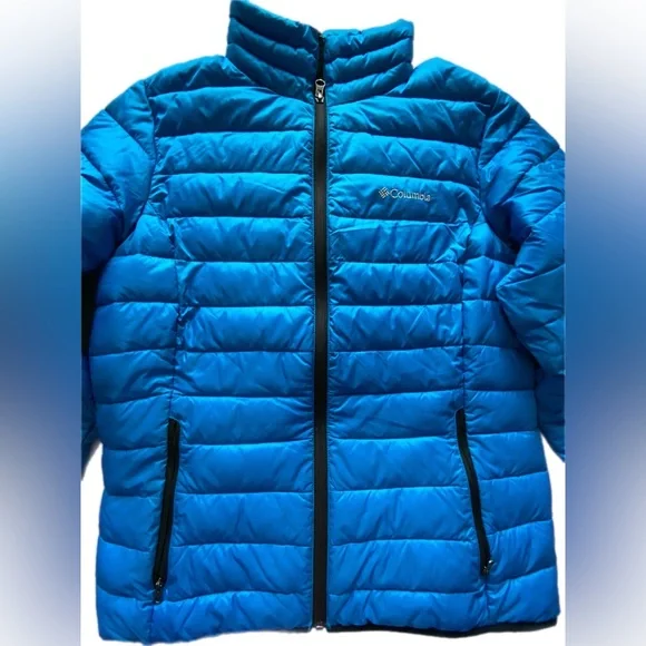 Columbia Vibrant Blue Quilted Jacket medium - Picture 2 of 11